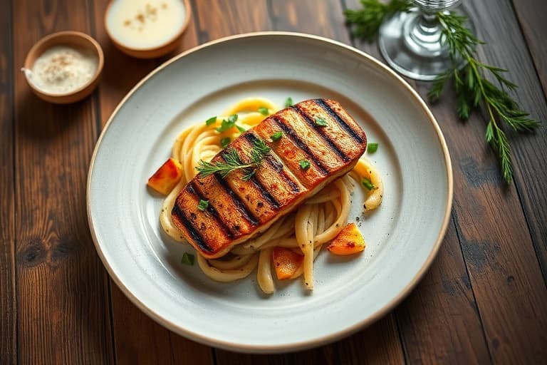 Spanske-style grillede grønnsaker med brødsmuler-picada