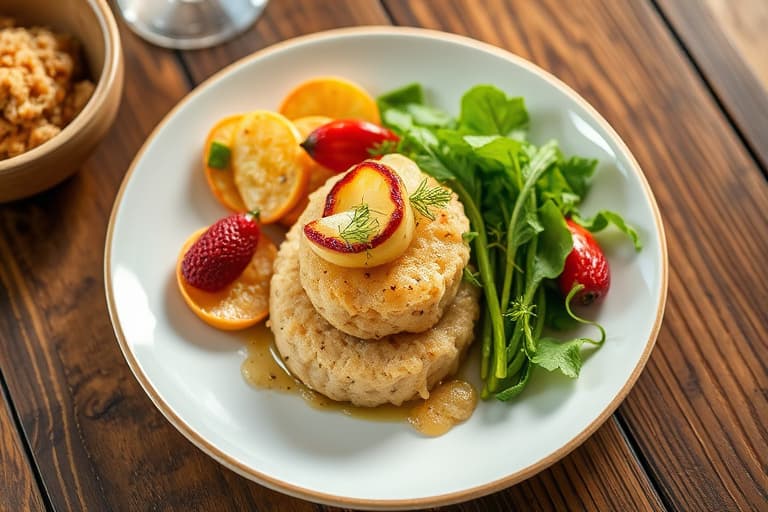 Rødfarge og dill maisbrød