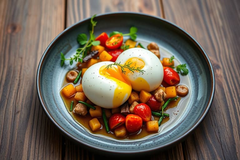 Poached Eggs med sopp på to måter