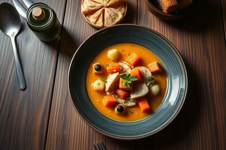 Røkt hysekraftsuppe