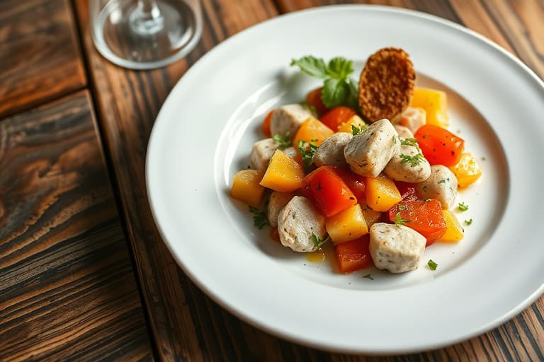 Snapsbønner og kål- og kålsalat