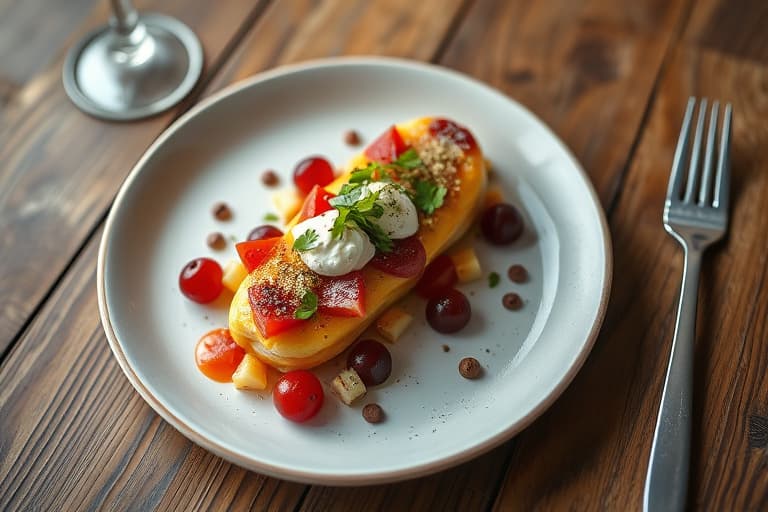 Smør- og pekannøtt- ferskenparfaiter