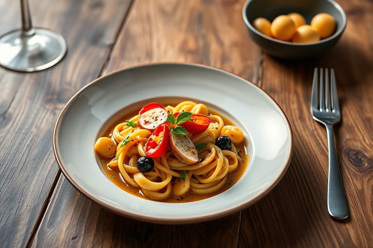 Tre-oster og sopp orecchiette