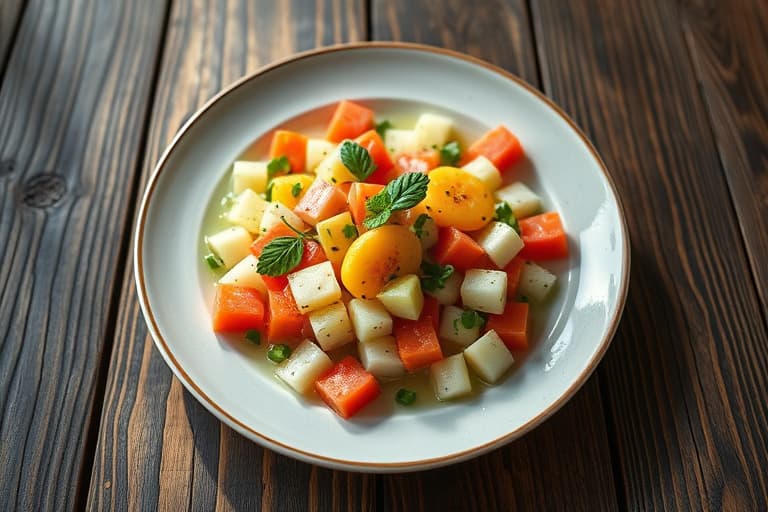 Vannmelon- og agurk-mynte-tsatsikisalat