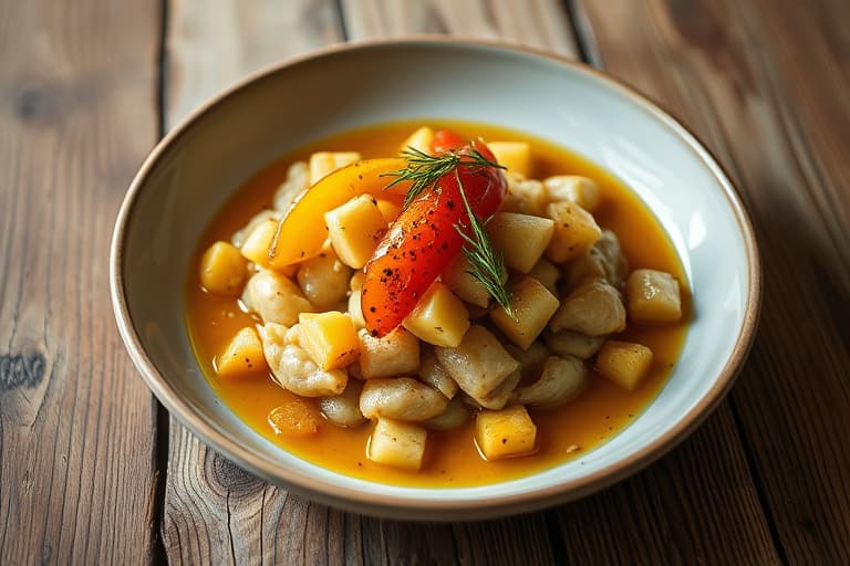 Søtpoteter med appelsinbitter