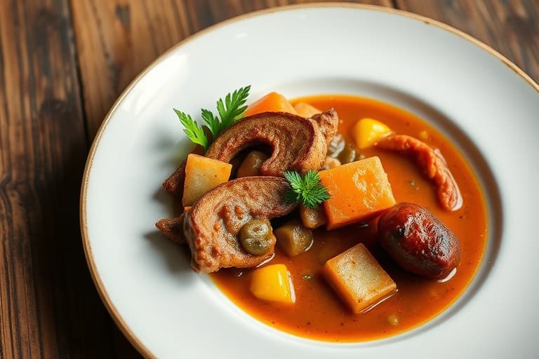 Reker, kylling og andouille-gumbo