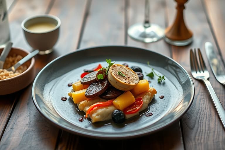 Timianbakte epler og løk