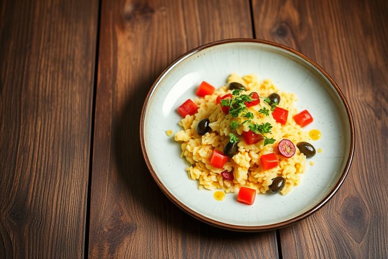 Sørvestlig ris- og maisalat med sitronvinaigrette