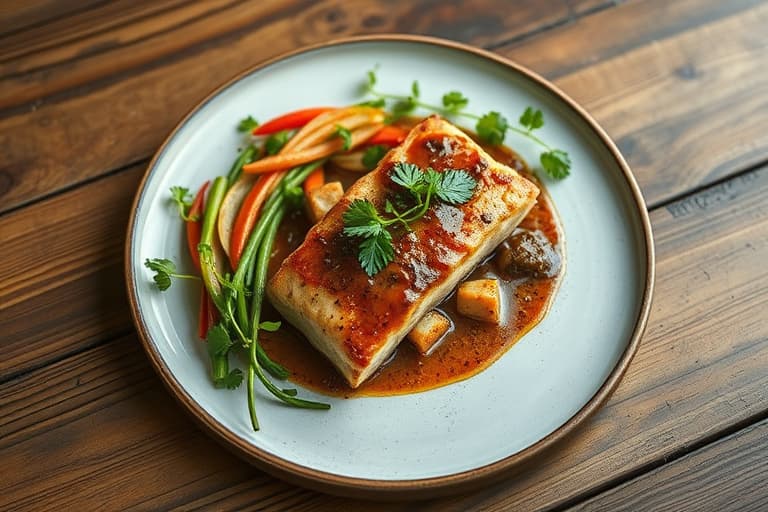 Svinefilet med chipotleglassert skorpe