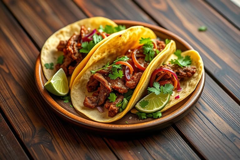Taqueria-stil Tacos - Carne Asada