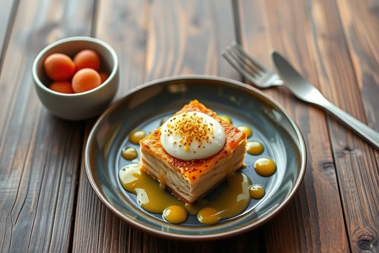 Tranebærkake med vaniljefyll og sprø topping