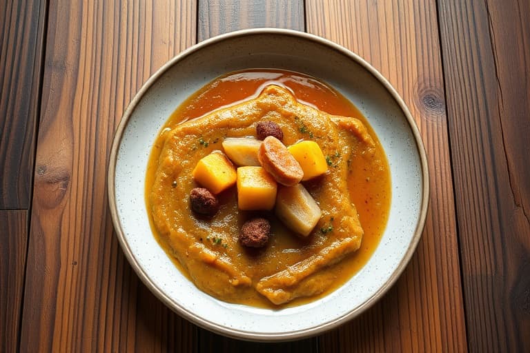 Kraftig puré av jordskokk og potet