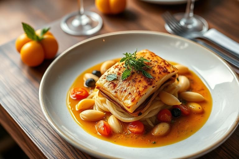 Sesamkuler med fyll av beruset fiken