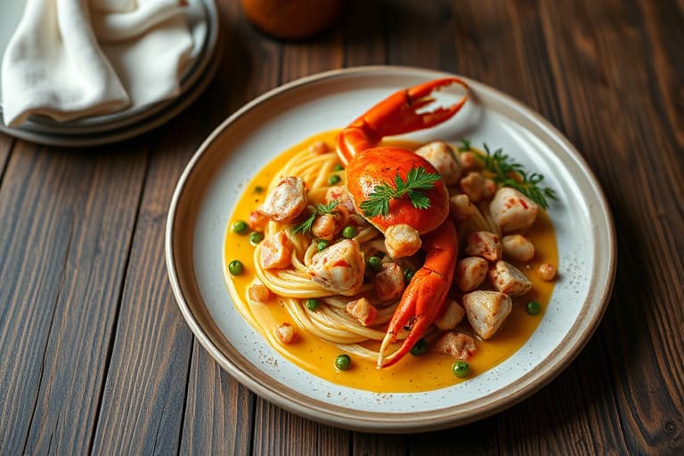 Mandelfremstekt mykskjellkrabbe, servert med fennikel- og artisjokksalat og ovnsristede mandelpuréer