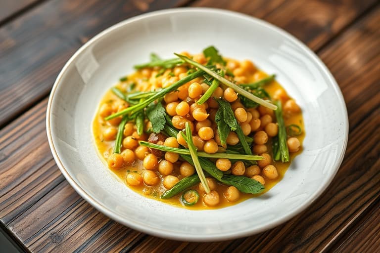 Varm søtbrød-salat med haricots verts, ville sopp og hasselnøttvinaigrette (oppskrift fra Dean og Deluca-kokeboken)