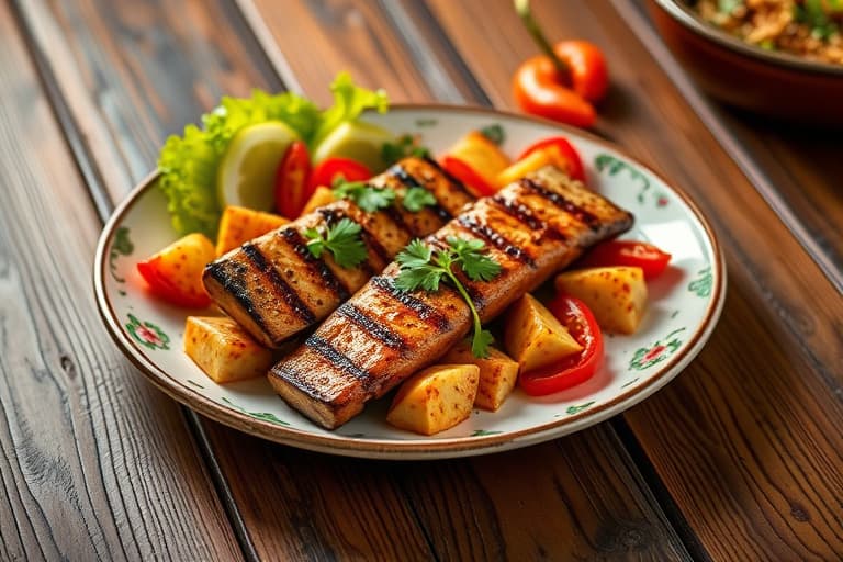 Grillede Yucatán-kyllingspyd