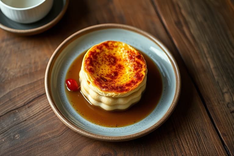 Søtpotet-pralinesoufflé