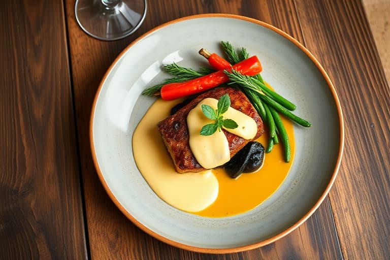 Oscar-fylt oksefilet med rosmarinkartofler og béarnaise