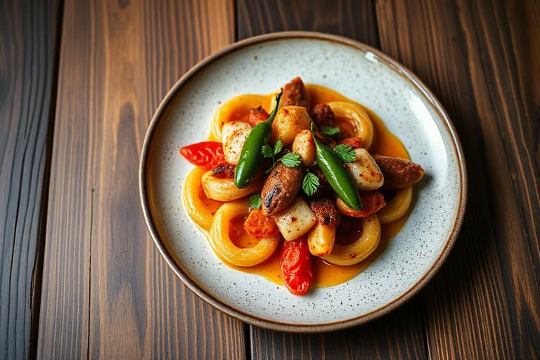 Fylte jalapeños med fire oster