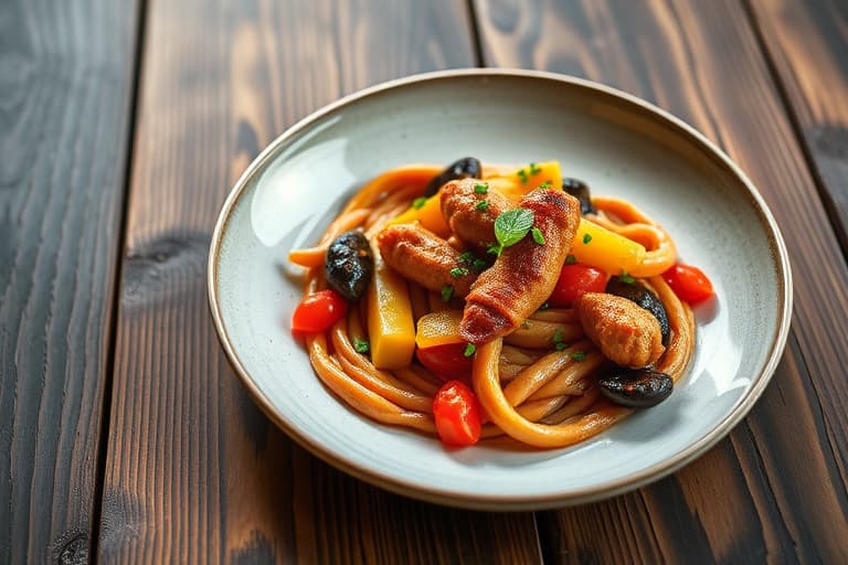 Stekt kalkun à la mandarin