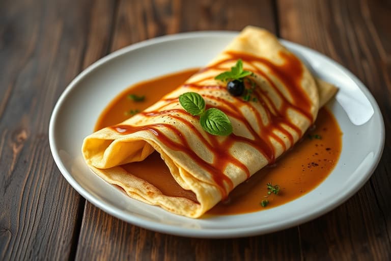 Sjokolademoussé crepes