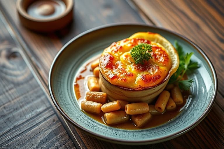 Tourtière (også kalt kjøttpai)