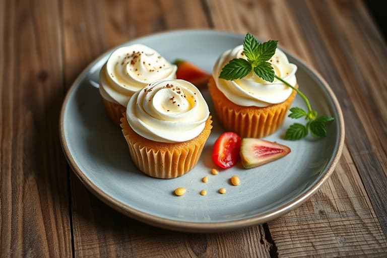 Vinnende oppskrift: karamell- og eplecupcakes med vaniljebønne-cream cheese-frosting