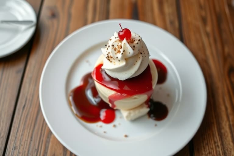 Pralinésundae-topping