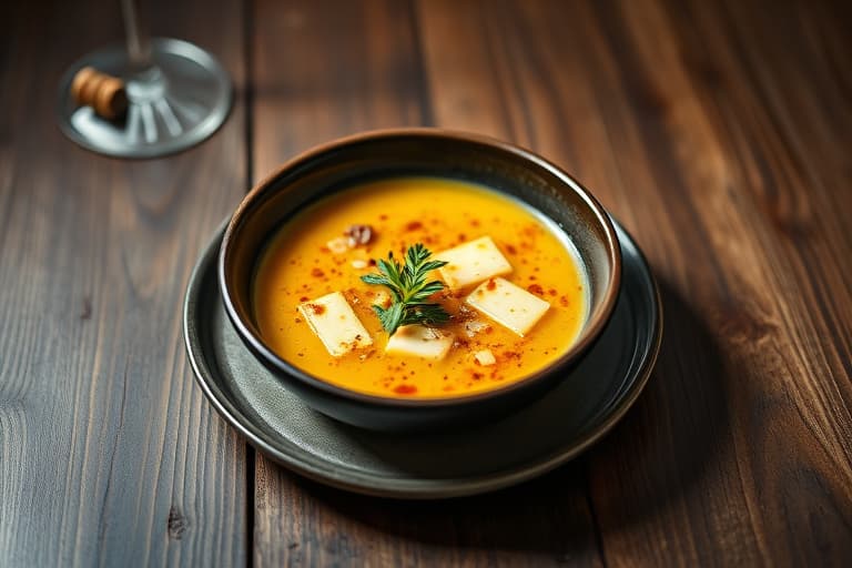 Klassisk løksuppe med Gruyère