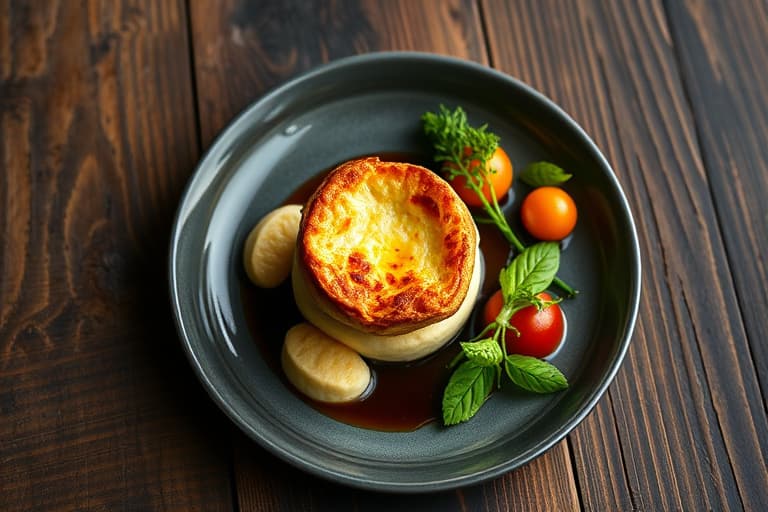 Røykfylt søtpotet-soufflé