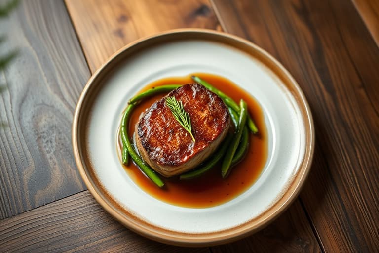 Panert filet mignon med asparges, havabbor med ovnsbakt blomkålpuré