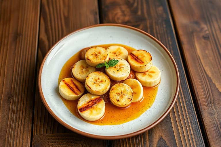 Grillede Bananas Foster
