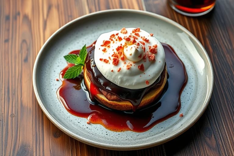 Sjokoladekirsebærkaker med cola, fylt med rød lakris og dekket med marshmallow-frosting