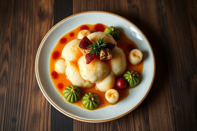 Puré av poteter med ertepuré