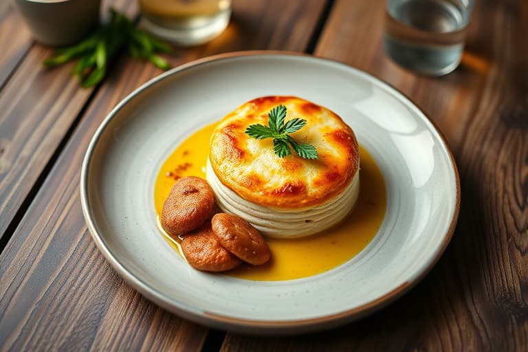 Spinat- og cheddar-soufflé