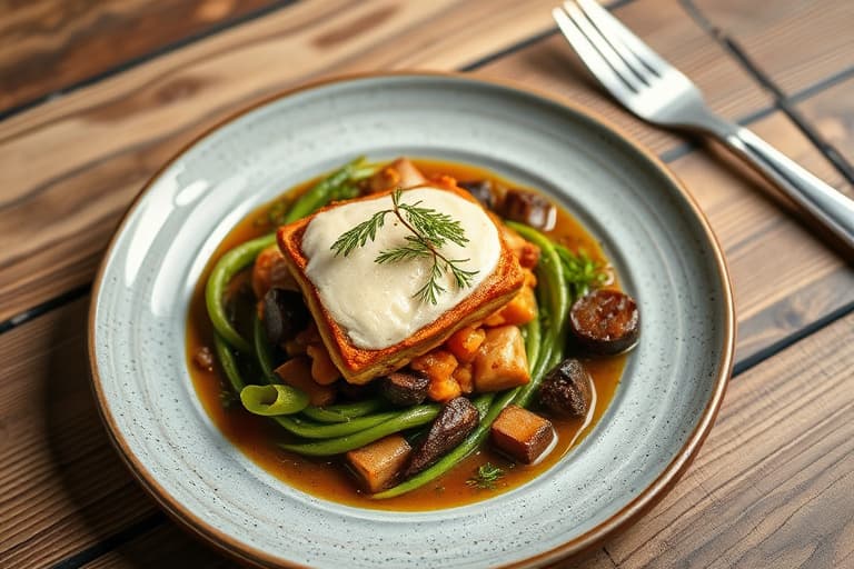 Dyp tallerken ostekake