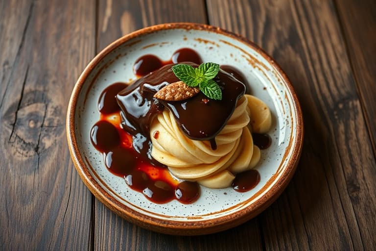 Sjokolade-honning-mandeltærte