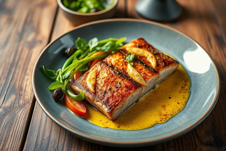 Grillet kalvesteik à la Fiorentina