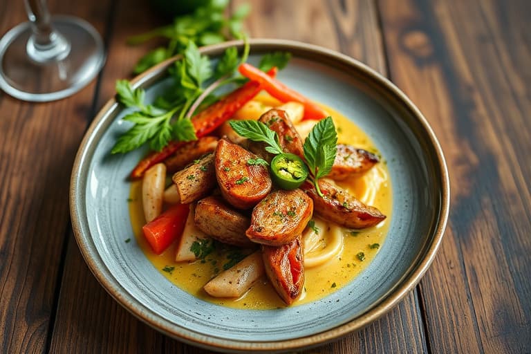 Rekeskaker med fersken- og jalapeñorelish