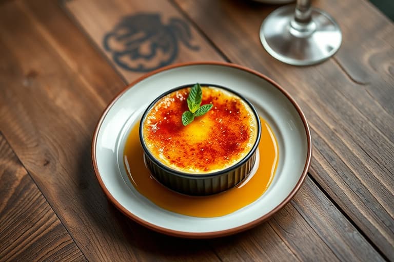 Ghirardelli® klassisk hvit sjokolade crème brûlée