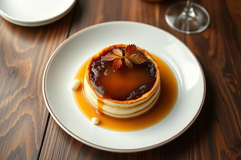 Brødpudding-soufflé med whiskey-saus