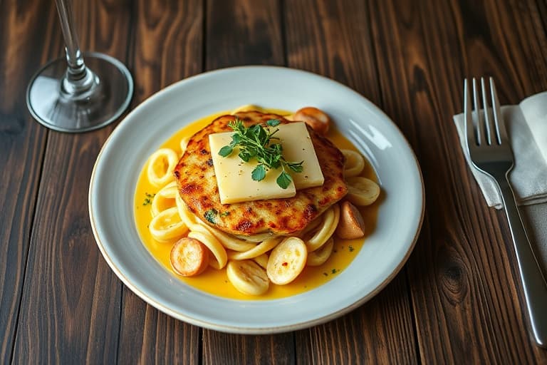 Fennikel-, Gruyère- og druetærte