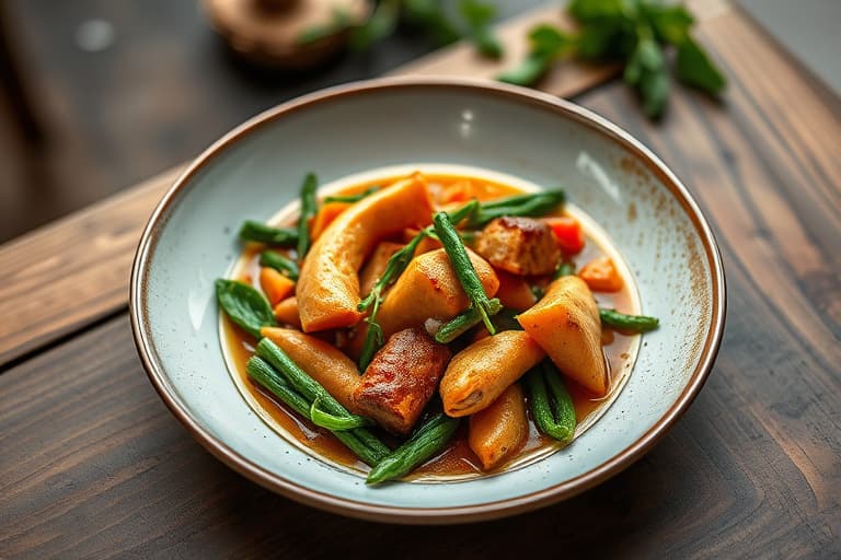 Janettes "Noen ganger har du lyst på en nøtte-suppe, og noen ganger ikke" søtpotetsuppe