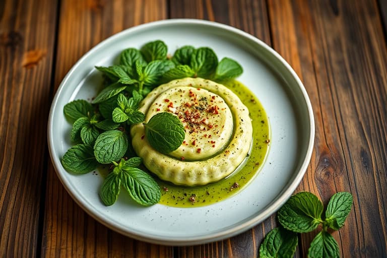 Mintpuré à la "Pesto"