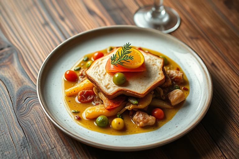 Fricassée av kylling og kantareller