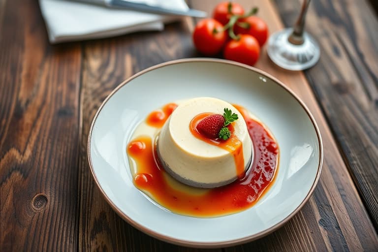 Rask tapiokapudding med fruktpuré