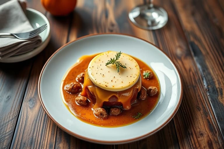 Jordbær- og mandelkremsufflé