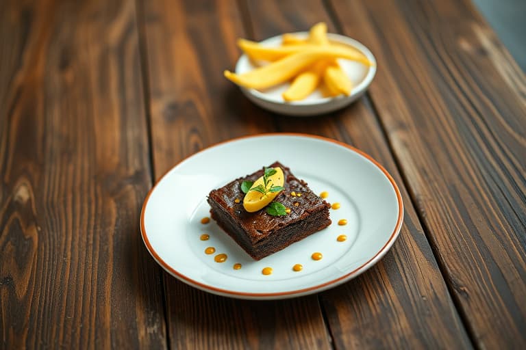 Fudgy én-panne brownies