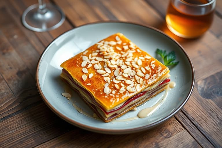 Almond Baklava med rosé-vann