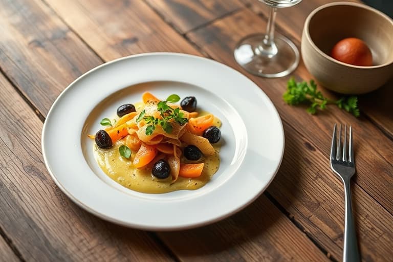 Saltet Meyer-sitron og salvie presseé